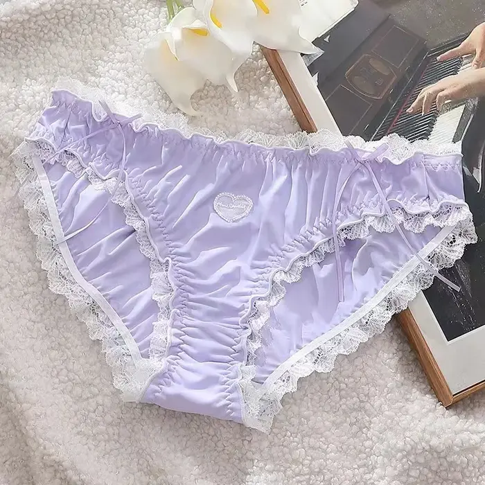 Spodná bielizeň Sexy ropa interiér mujer Lolita roztomilá súkromná slúžka bragas de mujer veľká veľkosť spodná bielizeň ženy mäkké čipky nohavičky lenceria