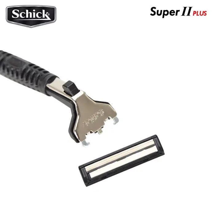 Schick Super II Plus holiaci strojček pre mužov a ženy Dvojité mazanie Vitamín B5 Hydratačné čepele Špeciálne príležitosti Jemná pleť