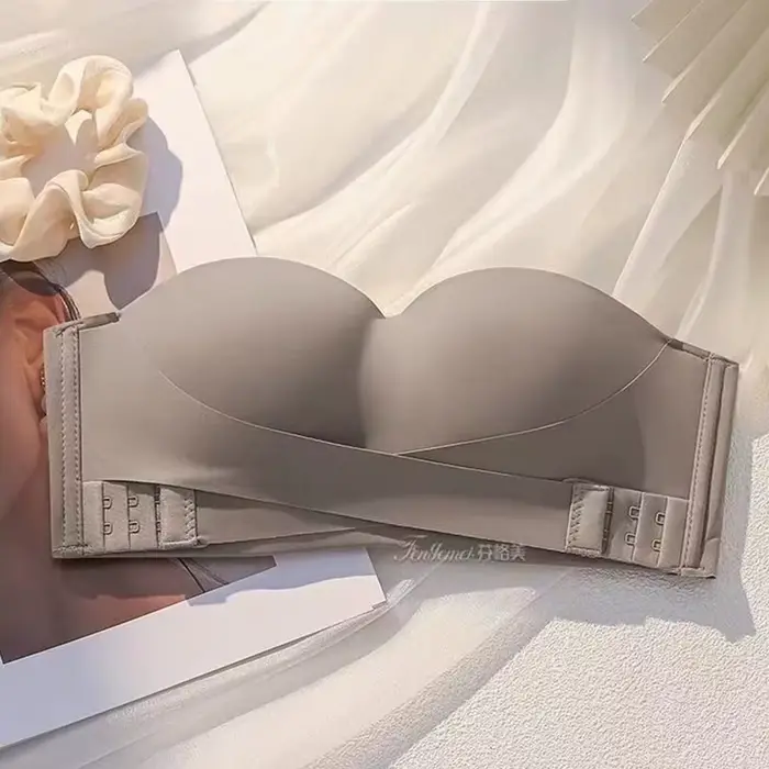 Gros seins sous-vêtements Lingerie Sexy S-Xl grande taille boucle avant sans couture une pièce souti