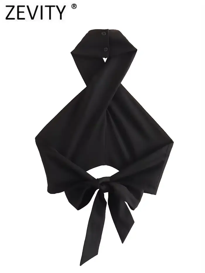 ZEVITY acetátová a polyesterová blúzka, slim fit, odvážny dizajn, vysoký golier, bez rukávov, pre elegantné ženy, ideálny pre letné príležitosti