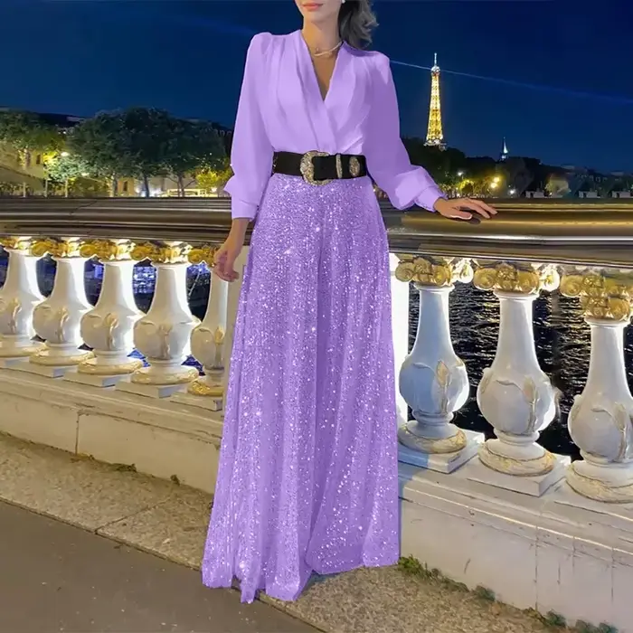 Dámske večerné body, dlhé rukávy