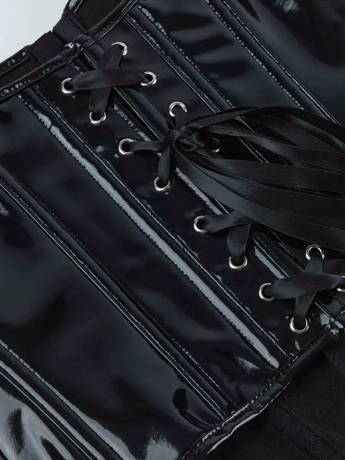 Corset En Polyester Et Elasthanne Pour Femmes Occasions Speciales Elegant Et Seduisant