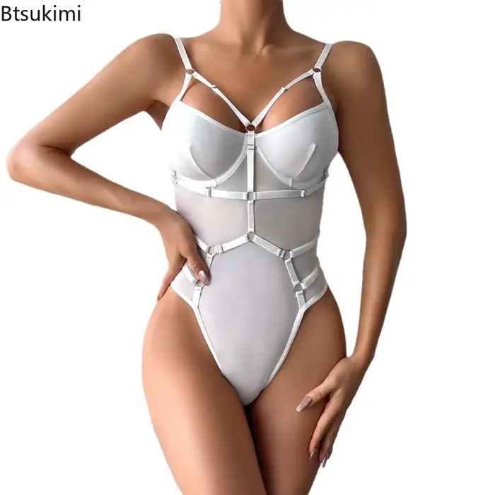 Body en dentelle avec jarretelles pour femmes, sexy et polyvalent pour différentes occasions spéciales