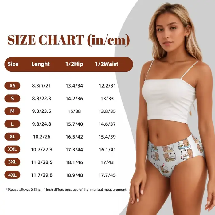 Culottes de couple Panda Bear et Brownie True Love Bubu Dudu pour femmes sous-vêtements respirants confortables et élégants pour toutes les occasions