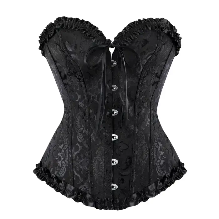 Bustier a korzet sexy kvetinová čipka polyester spandex pre ženy štýl vintage gotický surbust pletené Jacquard špeciálne príležitosti denne