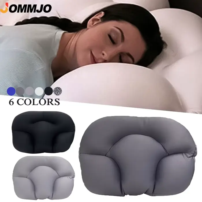 Oreiller de traction cervicale, masseur de cou, sommeil profond, particules de mousse, dormeur latér