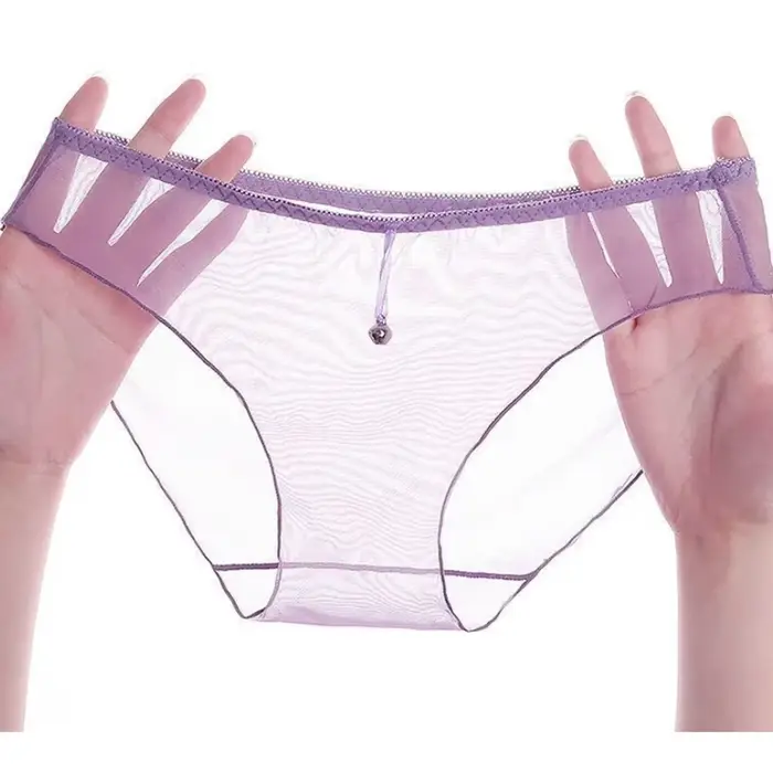 Dámske oblečenie spodná bielizeň Sexy Tangas spodná bielizeň priehľadný priedušné G String nohavičky dámy spodná bielizeň nízky pás pletivo