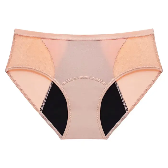 Culotte menstruelle en coton anti-fuite, grande taille, 4 couches, culotte absorbante à flux lourd p