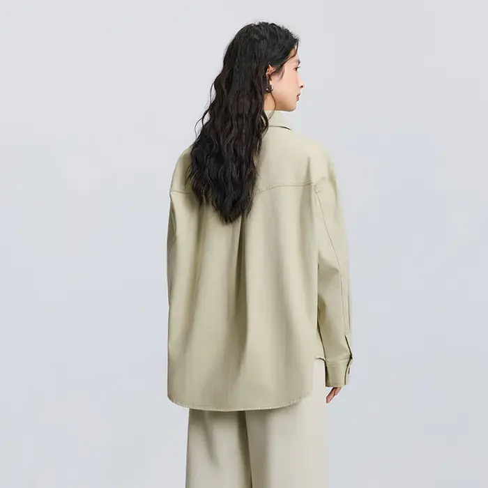 Chemise à manches longues pour femme Semir, mi-longue, oversize, nouvelle collection printemps 2025,