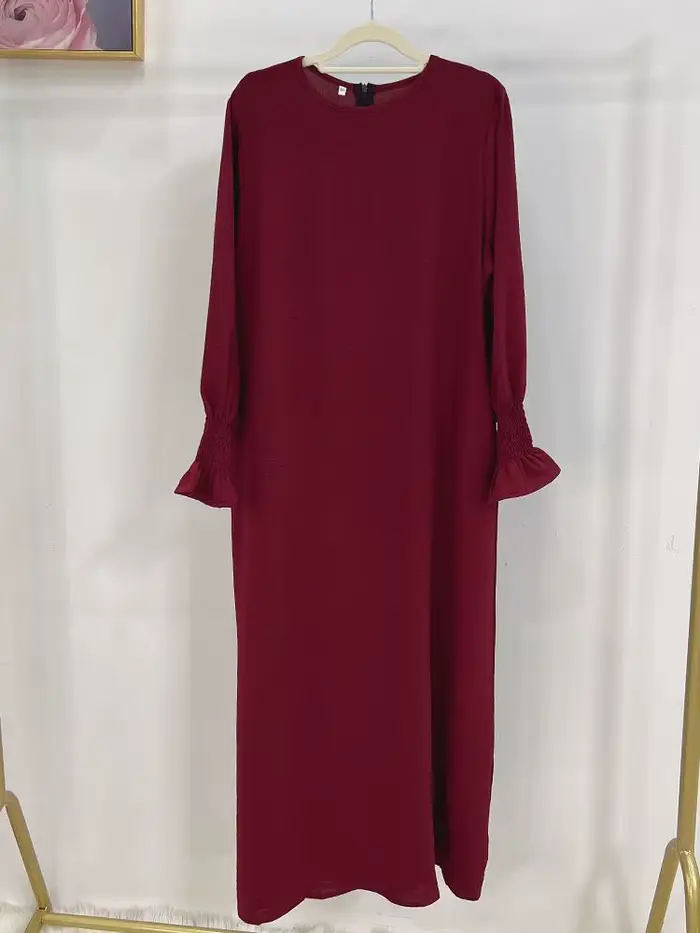 Ramadánová abája dubajský kaftan Dlhé šaty moslimské turecké abáje na modlitbu islamské oblečenie pre ženy