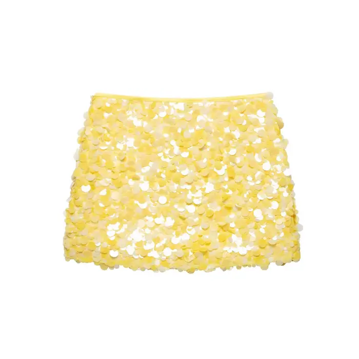 Mini sukňa Polyester Glitter Style Y2K pre ženy Letné príležitosti Módne štýlové ležérne Chic Pre Beach Holiday Festival večer