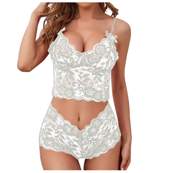 Ensemble de lingerie pour femmes, soutien-gorge sexy respirant en dentelle, ensemble de lingerie en 