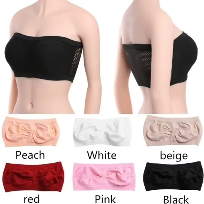 Neviditeľná push-up podprsenka bez ramienok z bavlny pre ženy pohodlné a elegantné sexy spodná bielizeň pre všetky príležitosti