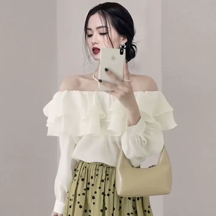 Elegantné kórejské lyocellové blúzky