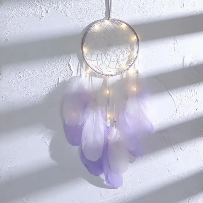 Priťahuje moderné víla perie drevo zvonkohra eolian duté dekoratívne príležitosti špeciálne izba detská izba dospelý deco dom