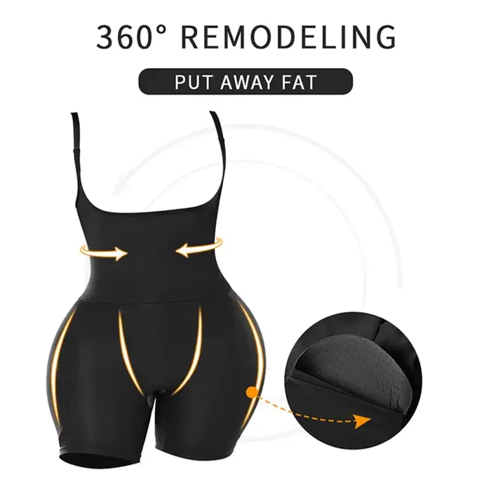 AfruliA corps complet Shaper bout à bout Body Shapewear sous-vêtements rembourrés faux fesses coussinets de hanche rehausseur Fajas ceinture colombienne