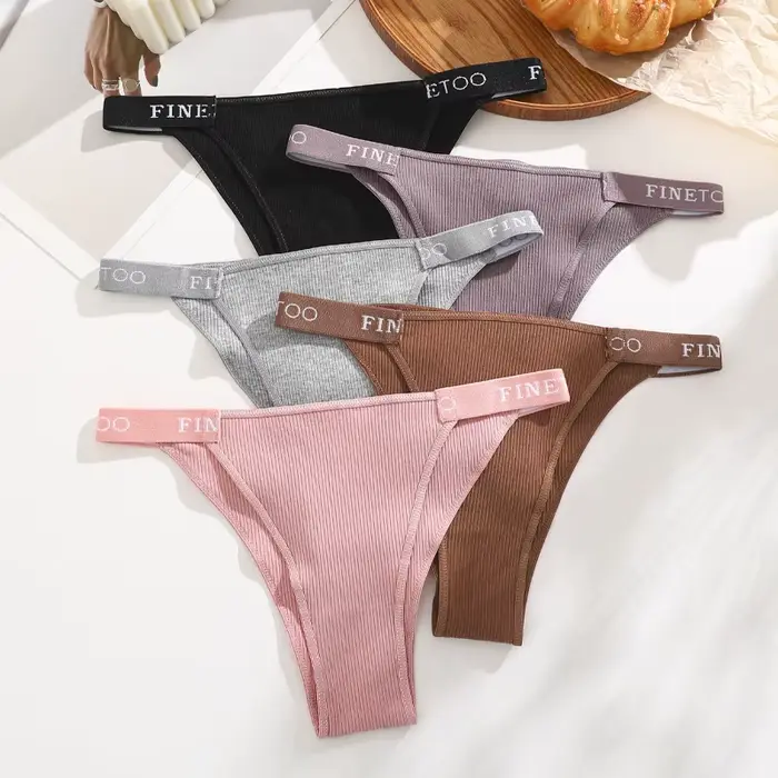 Jemné pletené bavlnené nohavičky pre ženy, moderný dizajn, bezkonkurenčný komfort, elegantná a obklopujúca intimita