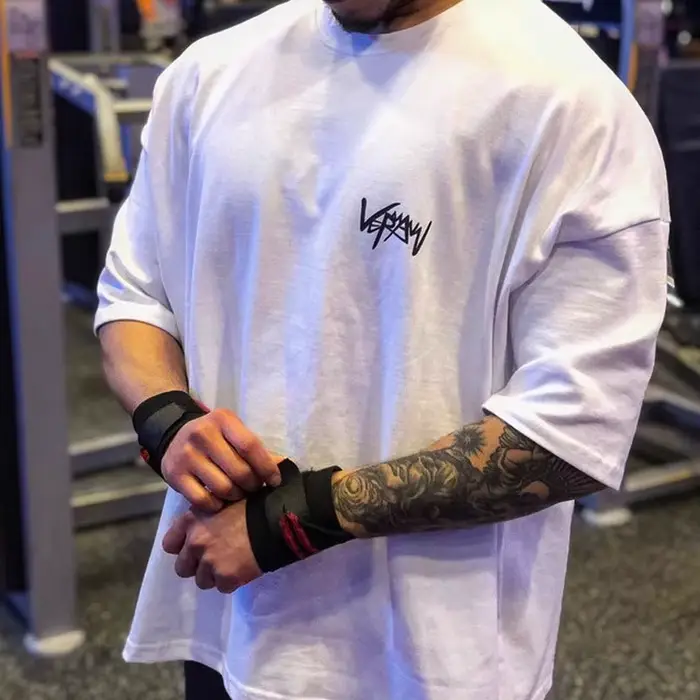 Tričko Cliffordlenox nadrozmerná bavlna pre mužov jarné letné športové streetwear
