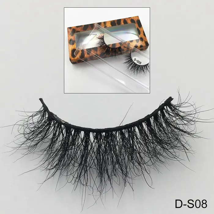 RED SIREN – Pravé norkové riasy jemné a prírodné, 3D make-up, nadýchané