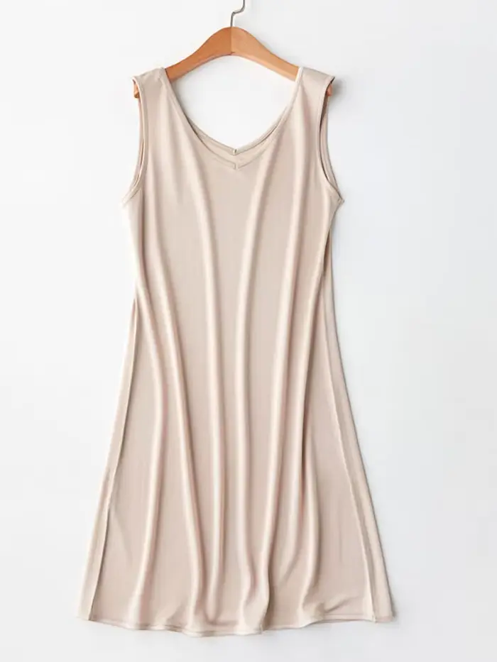 SuyaDream – Pohodlná dámska mini nočná košeľa, plné slipy, V-neck, farba jednofarebný, spodná bielizeň modrá, farba dužina