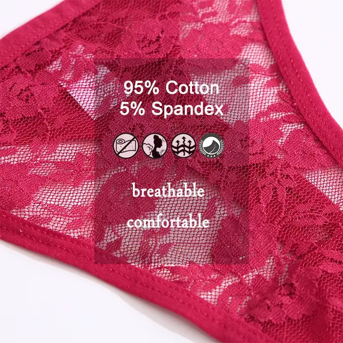 Dámske čipky spodná bielizeň spodná bielizeň kvetinové ženské nohavičky tangá sexy pančucháče intímne perspektíva pohodlné bavlnené elastan pre ženy každodenné príležitosti