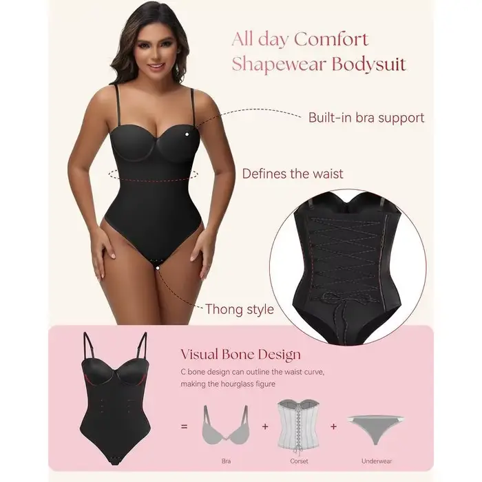Body Gaining pre ženy veľkosti S M L XL s nastaviteľnými popruhmi mäkké bavlnené hrudníka podložky pre siluetu perfektné špeciálne príležitosti