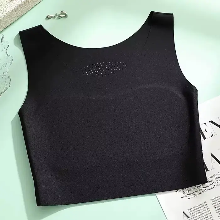 Nouveau soutien-gorge sans couture avec ajustement Invisible, larges bretelles, haut tubulaire confo