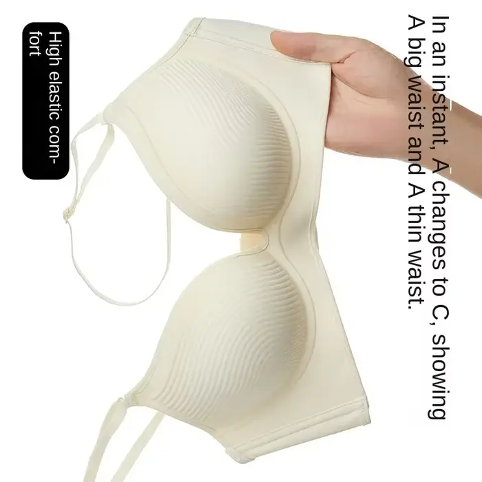Ultra silná 10cm push-up podprsenka CE certifikovaná pre malé sexy prsia spodná bielizeň prírodný výstrih neviditeľný denne