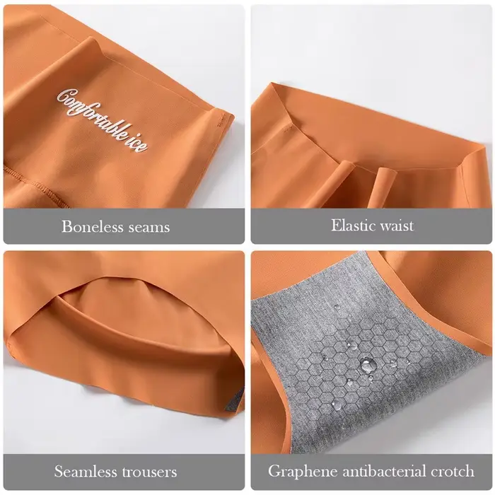 Culotte Femme Qisin Soie Glacée Elégante Confortable Pour Toutes Les Occasions
