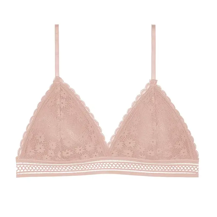 Dámske kvetinové čipky push-up podprsenky, mäkké polstrované podprsenky, sexy a trendy spodná bielizeň pre malé prsia