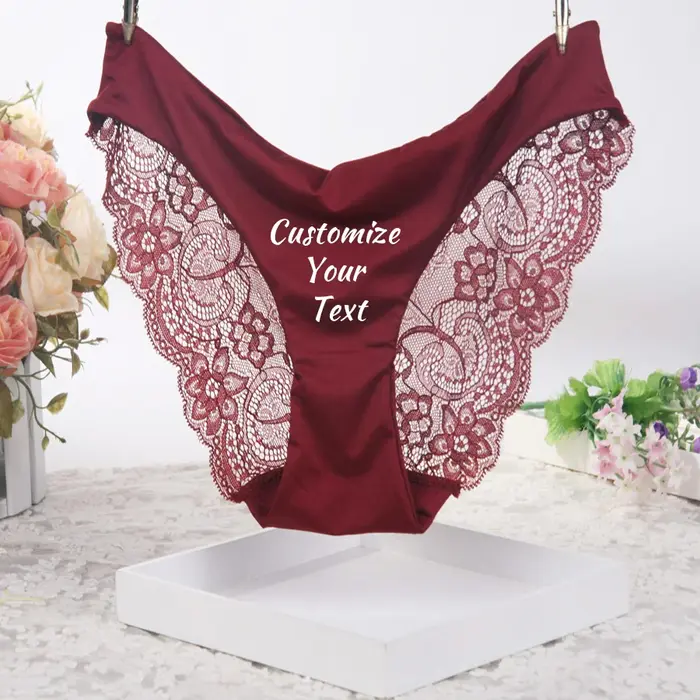 Culotte de mariée personnalisée avec nom, cadeau en dentelle, string, lingerie pour enterrement de vie de jeune fille, cadeaux pour demoiselles d'honneur, lingerie de mariage
