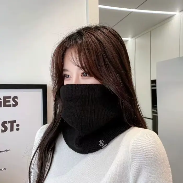 Pevný kašmírový snood šál pre mužov a ženy