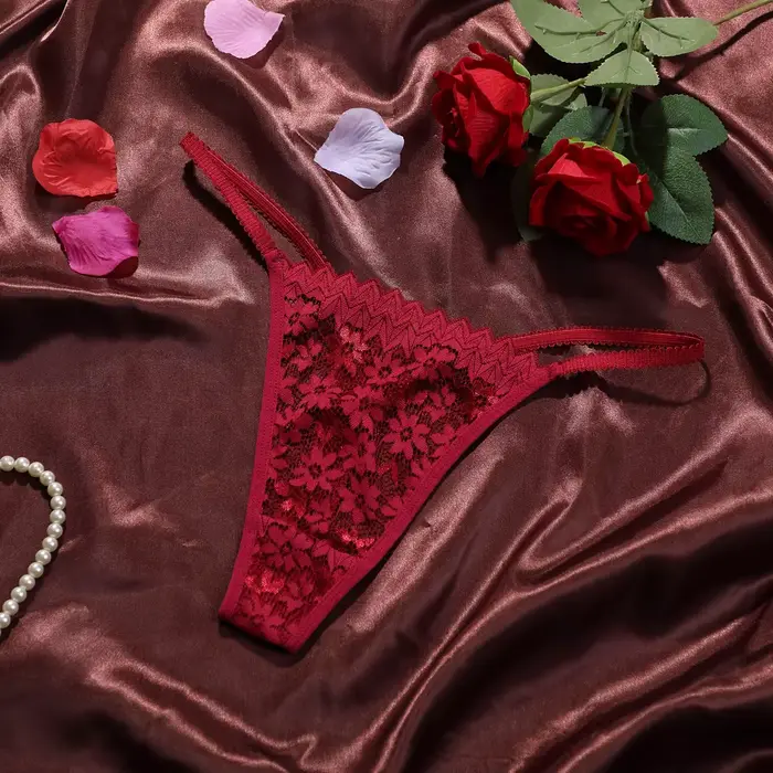 nohavičky pre ženy žakárový vzor európsky štýl americký priesvitný motýlik dizajn otvorený pohodlný sexy