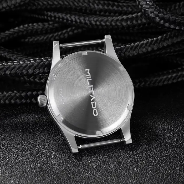 Militado ML05 38mm vojenské hodinky mis5 2035 pohyb klenutý zafírový kryštál C3 zelené svetlo 10Bar vodeodolné