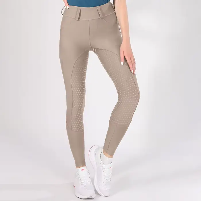MXLLhr-Leggings d'équitation en silicone pour femmes, collants de siège complet occidental, pantalon