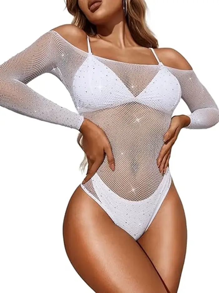 Sexy a vybavené nylonové a elastanové body pre ženy, Hotsweet štýl, pre všetky romantické a elegantné príležitosti