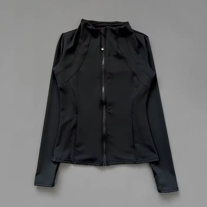 Dámske Fitness bunda Polyester elastan vhodné pre jogu bežecké cykly špeciálne príležitosti