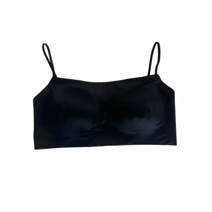 Soutien-gorge sans fil en satin à fines bretelles, imprimé léopard, col bateau, sans coutures, antic