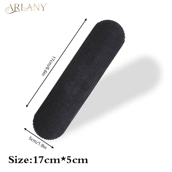 ARLANY Haircut Aid v 100% nylonovej čiernej látke pre kaderníkov Špeciálne príležitosti Kozmetický salón Rozšírenie účesu Vrkoče