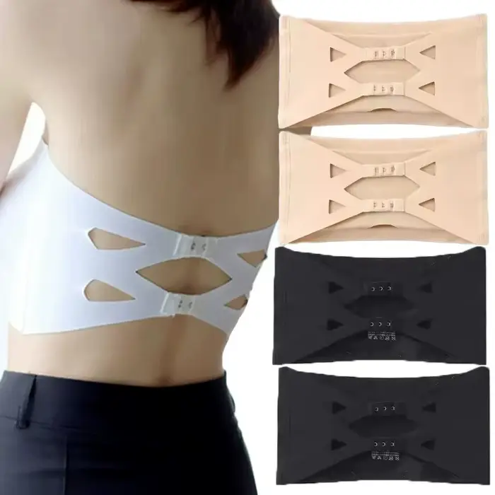 Sexy podprsenka bez ramienok, push-up, bez výstuže, pre ženy, elegantný chrbát, protišmyková, bezšvíková, neviditeľná, bralette bez ramienok, spodná bielizeň