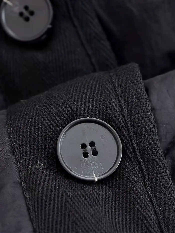 Nlzgmsj jeseň zima ženy pevný jednoduchý gombíkový okrúhly výstrih bunda móda dlhé rukávy kabát pouličný ležérny vest