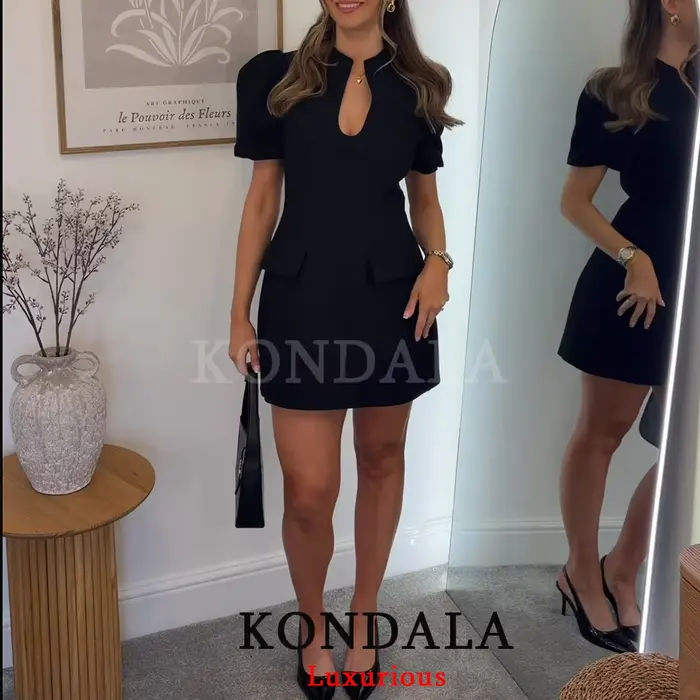KONDALA Dámske krátke šaty