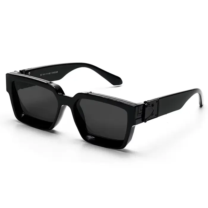 Ruiao Retro Black Millionaire Shades 2026 Luxusné slnečné okuliare pre mužov