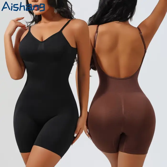Body sans couture pour femmes, dos bas, contrôle du ventre, levage des hanches, modelant tout le corps, dos nu, combinaison Slim, Corset mi-cuisse occasionnels élégants à offrir