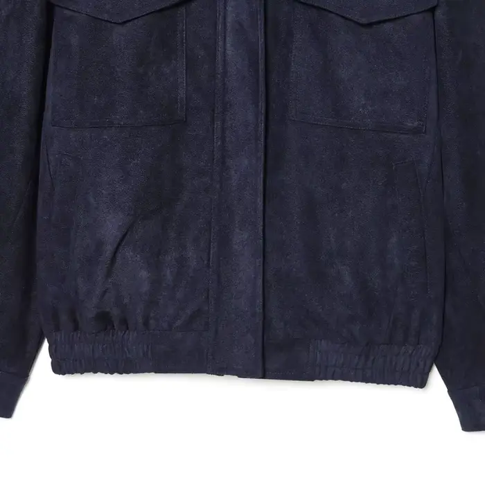 HXAO Nová semišová bunda pre ženy jeseň tmavosivá kaki Bomber
