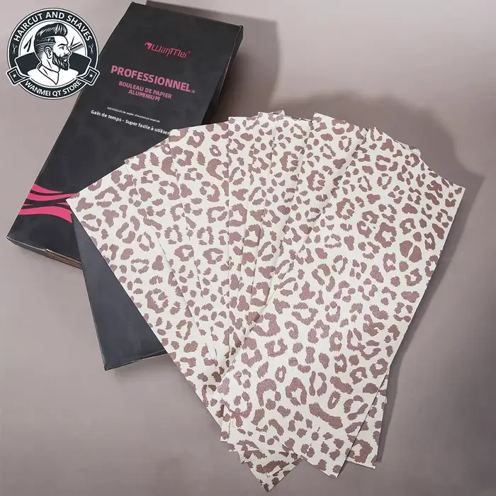 Profesionálny kotúč leopardej potlače na vlasy