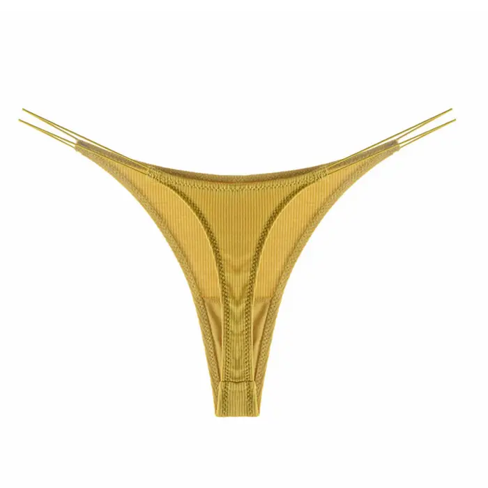 Y2k G Tangá nohavičky pre ženy jednofarebné spodné prádlo Sexy nízky pás žabky denné použitie pre ženy bavlna spodná bielizeň bikiny