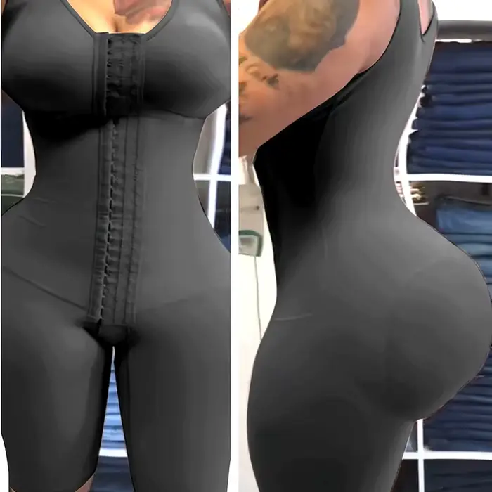 Celotelový tvarovací body Fajas colombiennes Bodysuits Shapewear Spevňujúci pás Pooperačná podporná páska Spodná