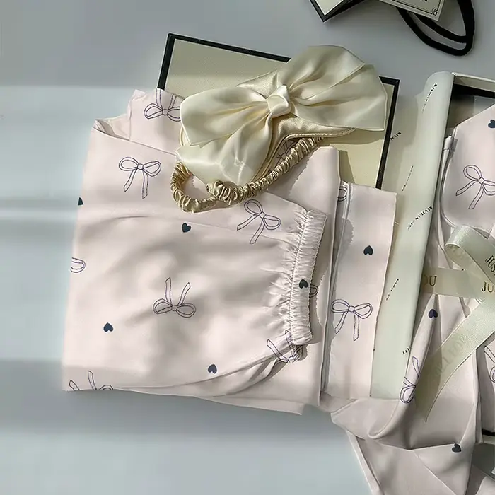 Sada 2 kusov pyžamá pre ženy, zábavné a roztomilé tlačené nočné oblečenie, gombíky, klopový golier, nočné oblečenie na leto