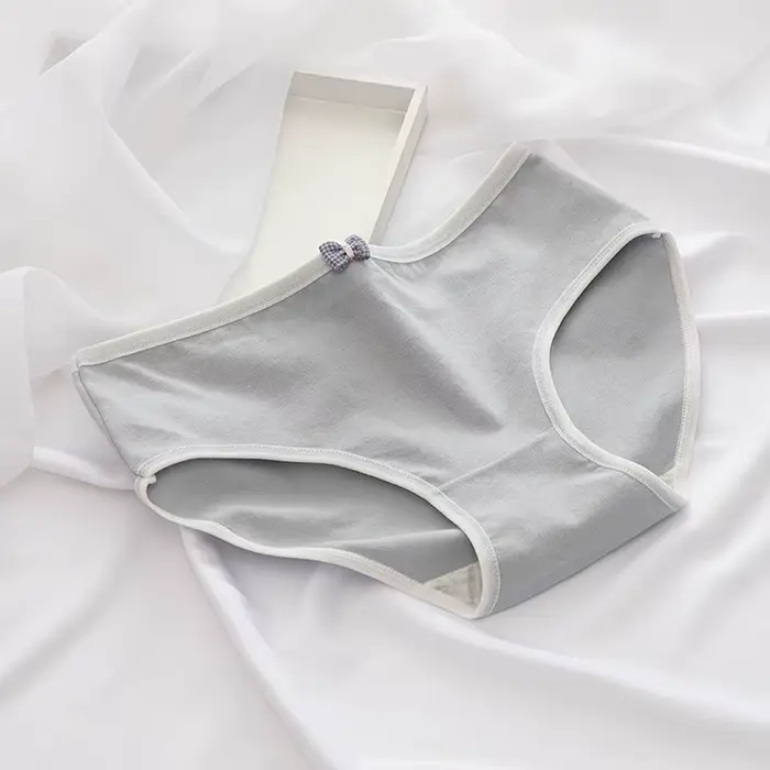 Culotte en coton doux sans couture pour femme, sous-vêtements doux et respectueux de la peau, avec n